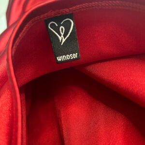 Super sexy red windsor dress. Open back. Breast support, amazing shape.